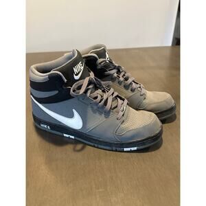 Nike Prestige IV High Size 11.5 Gray Black Basketball Sneakers Shoes 584614-012